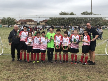 U12 Boys Champions – Coach Chris Moyssidis