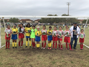 U12 Girls Champions – Coach Berner Duarte
